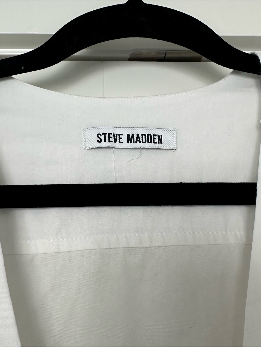 Steve Madden Sleeveless V-Neck Elastic Waist Mini Dress - Picture 5 of 10